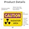 Signmission Radiation & Laser Sign, 12 in H x 18 in W, Vinyl Decal, Rectangle OS-2PACK-CR-D-1218-L-10182 - alternate 5